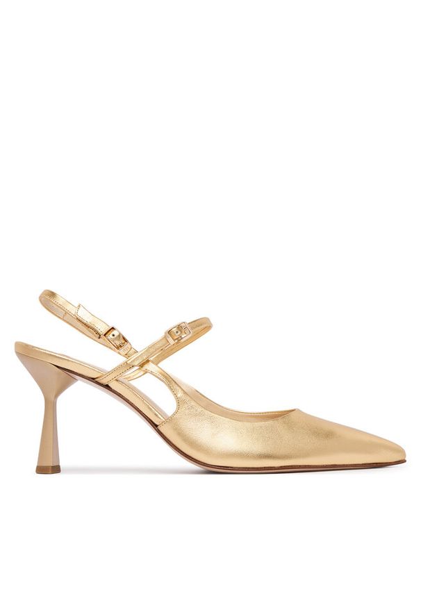 Szpilki HÖGL. Kolor: złoty. Obcas: na szpilce