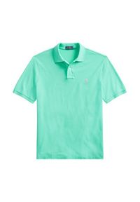 Polo Ralph Lauren Polo 710782592018 Zielony Slim Fit. Typ kołnierza: polo. Kolor: zielony. Materiał: bawełna #3