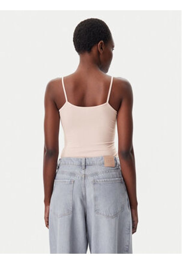 Calvin Klein Jeans Body Monologo J20J223421 Różowy Slim Fit. Kolor: różowy. Materiał: bawełna