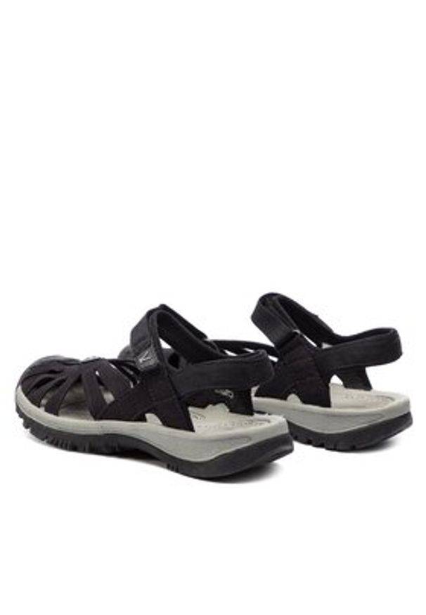 keen - Keen Sandały Rose Sandal 1008783 Czarny. Kolor: czarny. Materiał: nubuk, skóra