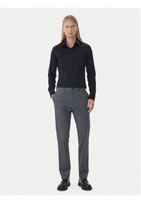 Calvin Klein Koszula LV019EU060 Czarny Extra Slim Fit. Kolor: czarny. Materiał: bawełna #2