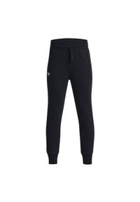 Spodnie dresowe dziewczęce Under Armour UA Rival Fleece Joggers - czarne. Kolor: czarny. Materiał: dresówka #1