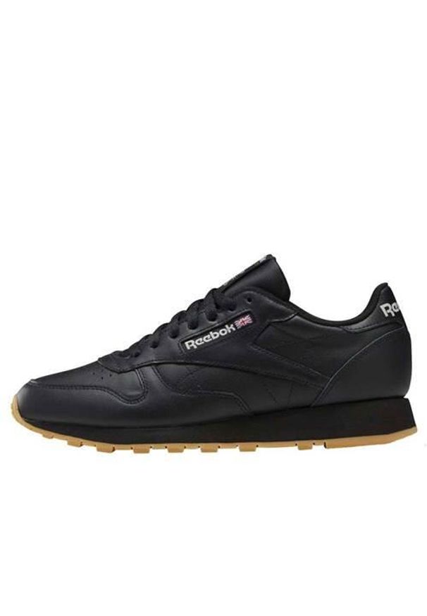 Reebok - Buty na co dzień męskie REEBOK CLASSIC LEATHER skóra. Okazja: na co dzień. Kolor: czarny. Materiał: skóra. Szerokość cholewki: normalna. Model: Reebok Classic. Sport: turystyka piesza