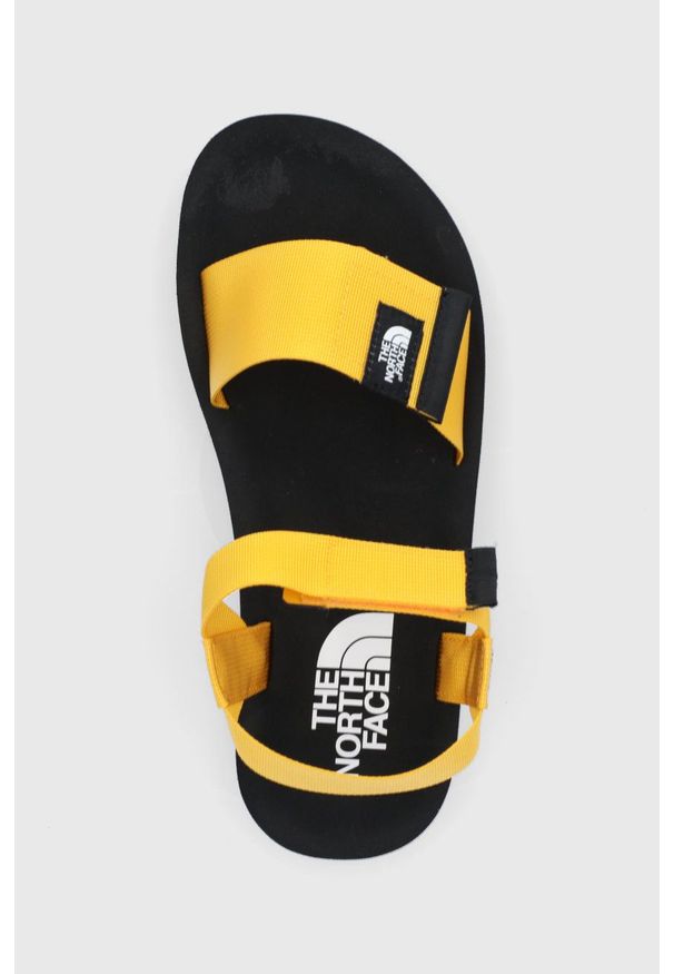 The North Face - Sandały. Zapięcie: rzepy. Kolor: żółty. Materiał: materiał, guma. Wzór: gładki