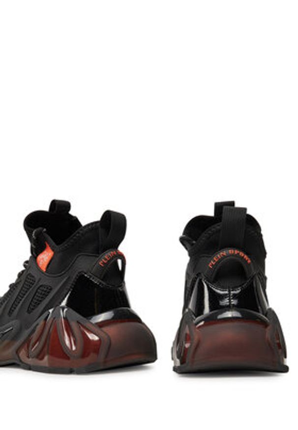 Plein Sport Sneakersy The Flame Gen.X.02 Tiger PACS USC0435 STE003N Czarny. Kolor: czarny. Materiał: materiał