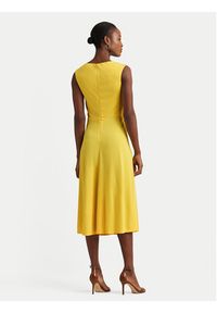 Lauren Ralph Lauren Sukienka codzienna 250872090008 Żółty Regular Fit. Okazja: na co dzień. Kolor: żółty. Materiał: syntetyk. Typ sukienki: proste. Styl: casual #3