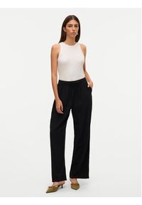 Vero Moda Spodnie materiałowe Linn 10305091 Czarny Loose Fit. Kolor: czarny. Materiał: wiskoza #3