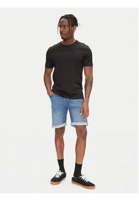 Jack & Jones - Jack&Jones Szorty jeansowe Rick 12269499 Niebieski Regular Fit. Kolor: niebieski. Materiał: bawełna