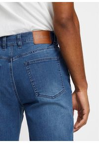 bonprix - "Dżinsy ""power-stretch""T-400, w wygodnym fasonie, Classic Fit Tapered". Kolor: niebieski #3
