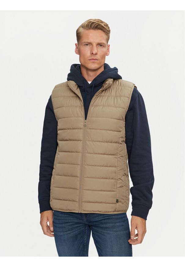 Only & Sons Bezrękawnik Brody 22027450 Beżowy Regular Fit. Kolor: beżowy. Materiał: syntetyk. Długość rękawa: bez rękawów