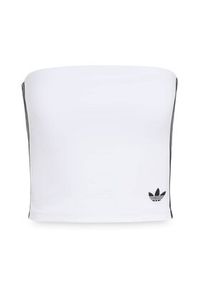 Adidas - adidas Top 3-Stripes KD6235 Biały Slim Fit. Kolor: biały. Materiał: syntetyk #5