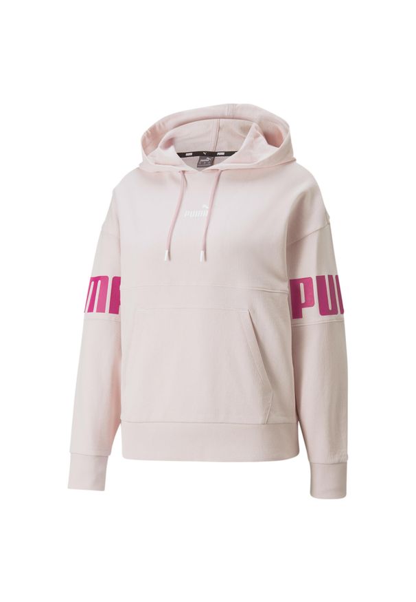 Bluza treningowa damska Puma Power Colorblock Hoodie TR. Kolor: różowy. Sport: joga i pilates