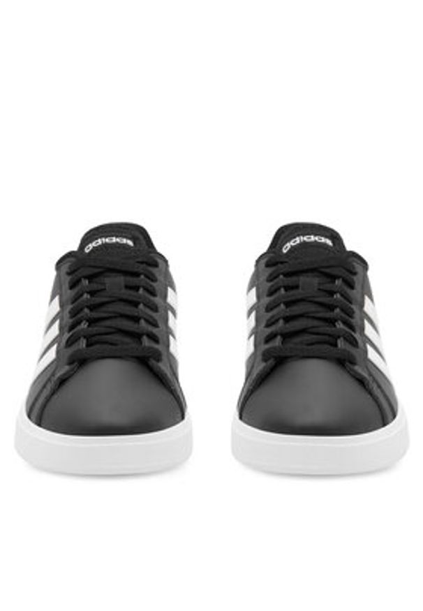 Adidas - adidas Sneakersy Grand Court Base 2.0 GW9262 Czarny. Kolor: czarny. Materiał: syntetyk, skóra