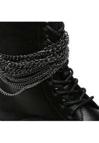 Jenny Fairy Trapery WS5207-24A Czarny. Kolor: czarny. Materiał: skóra #7
