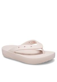 Crocs Japonki Classic Platform Flip W 207714 Różowy. Kolor: różowy. Obcas: na platformie #4