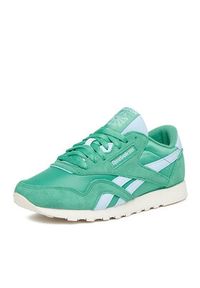 Reebok Sneakersy CEOSS-CLASSIC NYLON 100239365 Zielony. Kolor: zielony. Materiał: zamsz, skóra. Model: Reebok Classic, Reebok Nylon #3