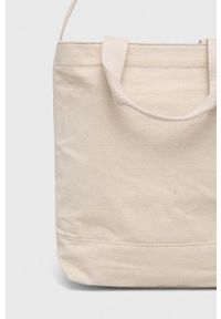 Levi's® - Levi's torba bawełniana kolor beżowy. Kolor: beżowy. Materiał: bawełna #5