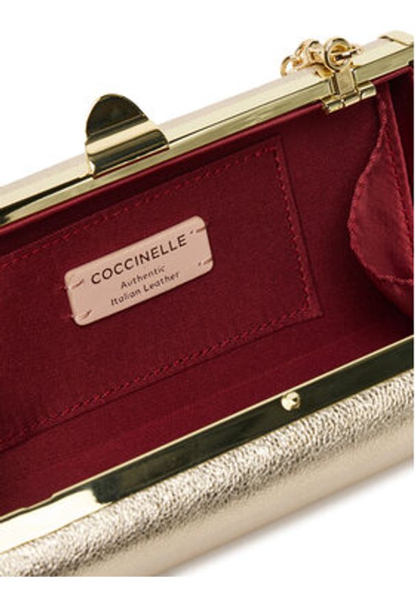 Coccinelle Torebka TR5 Coccinelleliv E1 TR5 19 01 01 Złoty. Kolor: złoty. Materiał: skórzane