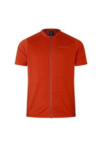 ENDURA - Koszulka rowerowa męska Endura Loop Zipped. Kolor: czerwony. Sport: kolarstwo