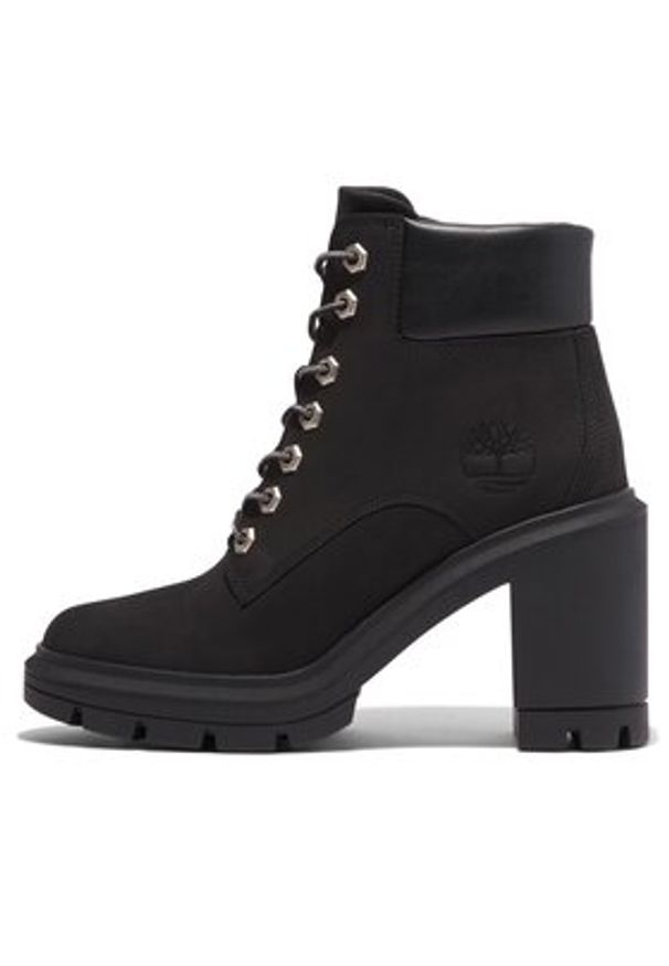 Timberland Trzewiki Allington Heights 6In TB0A5Y6C0151 Czarny. Kolor: czarny. Materiał: nubuk, skóra