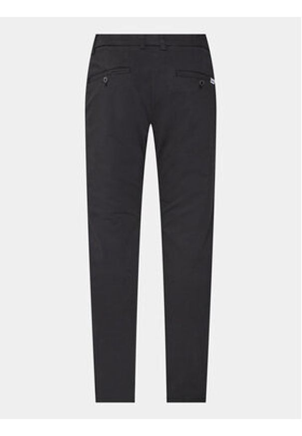 Lindbergh Chinosy 30-005044 Czarny Slim Fit. Kolor: czarny. Materiał: bawełna