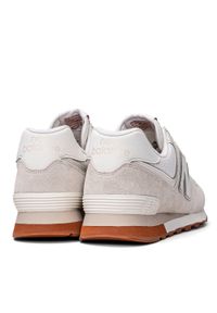 Sneakersy męskie białe New Balance ML574BS2. Okazja: do pracy, na spacer, na co dzień. Kolor: biały. Model: New Balance 574. Sport: turystyka piesza #4