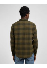 Lee - MĘSKA KOSZULA LEE CLEAN WESTERN SHIRT ARMY GREEN BUFF 112371320 #4
