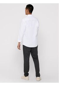 Only & Sons Koszula Alvaro 22006479 Biały Slim Fit. Kolor: biały. Materiał: bawełna #5