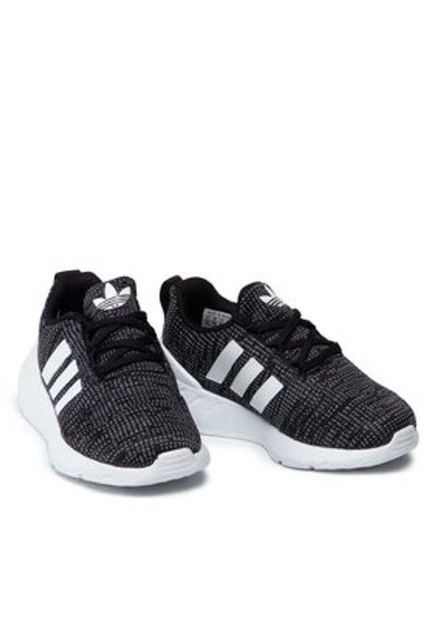 Adidas - adidas Sneakersy Swift Run 22 C GW8180 Czarny. Kolor: czarny. Materiał: materiał. Sport: bieganie