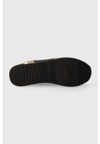 MICHAEL Michael Kors sneakersy Monique kolor czarny 43F3MQFSAB. Nosek buta: okrągły. Kolor: czarny. Materiał: guma. Obcas: na platformie #5