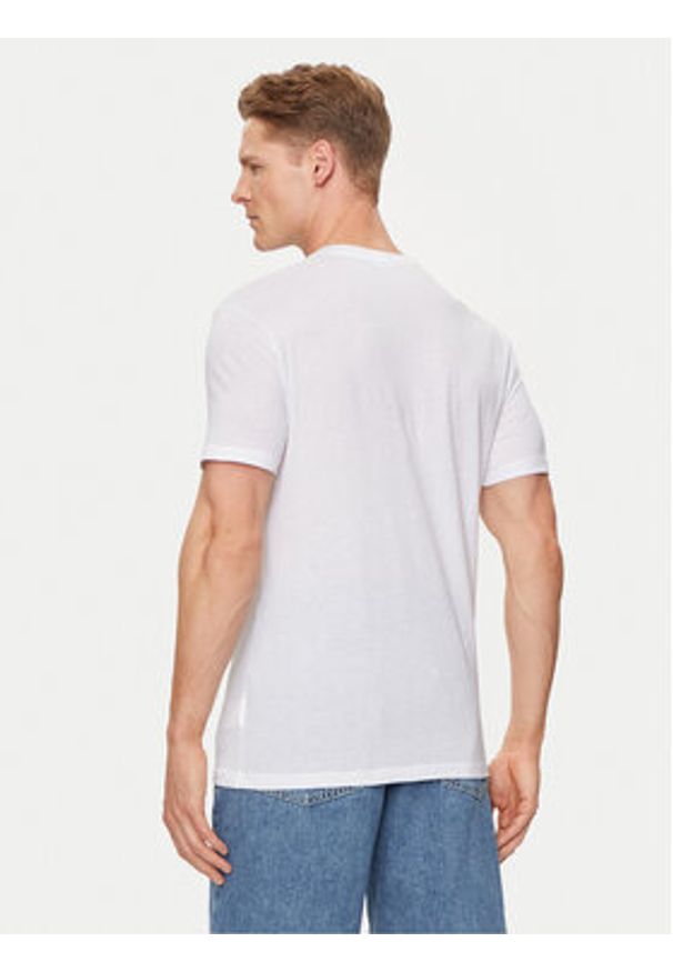 United Colors of Benetton - United Colors Of Benetton T-Shirt 3P7XU108X Biały Regular Fit. Kolor: biały. Materiał: bawełna