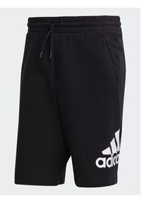 Adidas - adidas Szorty sportowe Essentials Big Logo French Terry Shorts IC9401 Czarny Regular Fit. Kolor: czarny. Materiał: bawełna. Styl: sportowy #6