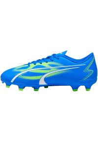 Buty piłkarskie Puma Ultra Play FG/AG Jr 107530 03 niebieskie. Zapięcie: sznurówki. Kolor: niebieski. Materiał: syntetyk. Szerokość cholewki: normalna. Sport: piłka nożna #7