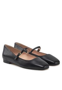 Pollini Baleriny SA11051C1MTE0000 Czarny. Kolor: czarny. Materiał: skóra #6