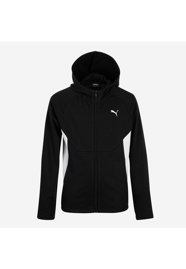 Bluza dziecięca Puma rozpinana. Materiał: bawełna, materiał