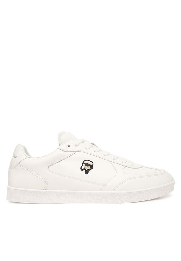 Karl Lagerfeld - KARL LAGERFELD Sneakersy KL53830N Biały. Kolor: biały. Materiał: skóra