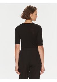 DAY Sweter Carolina 100052 Czarny Regular Fit. Kolor: czarny. Materiał: wełna #3