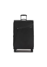 Duża Materiałowa Walizka Samsonite Litebeam 146854-1041-1CNU Black. Kolor: czarny. Materiał: materiał #1