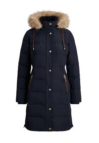 Lauren Ralph Lauren - LAUREN RALPH LAUREN Płaszcz zimowy 297957509008 Granatowy Regular Fit. Kolor: niebieski. Materiał: syntetyk. Sezon: zima