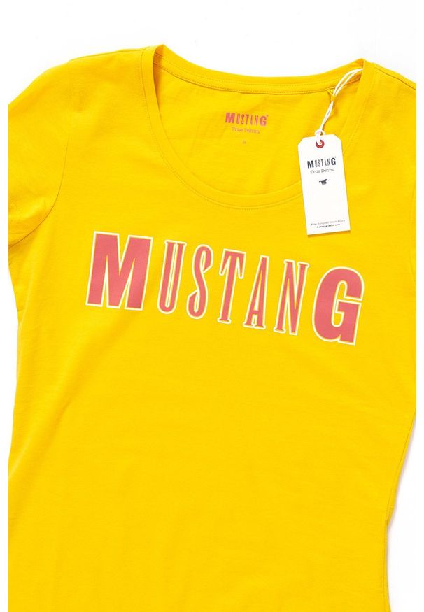 Mustang - MUSTANG T SHIRT DAMSKI Alexia C Print 1009641 9046. Wzór: nadruk
