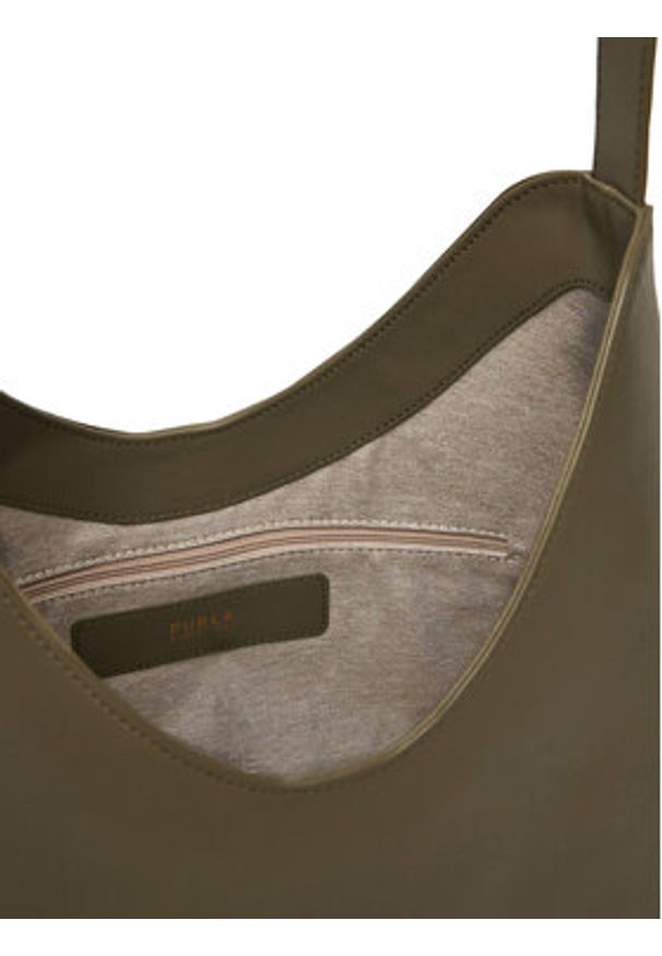 Furla Torebka WB01499 BX3104 KH 2810S Khaki. Kolor: brązowy. Materiał: skórzane