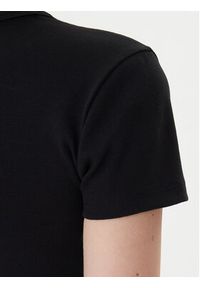 Hugo T-Shirt Delanor 50512000 Czarny Slim Fit. Kolor: czarny. Materiał: bawełna #4