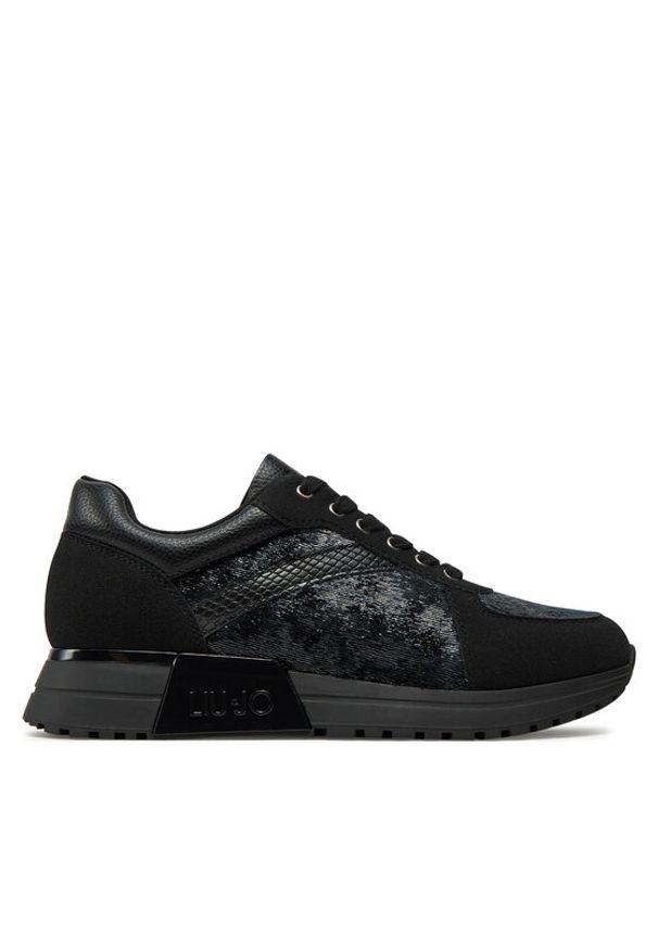 Liu Jo Sneakersy Kiss 816 4F4713 TX440 Czarny. Kolor: czarny. Materiał: materiał