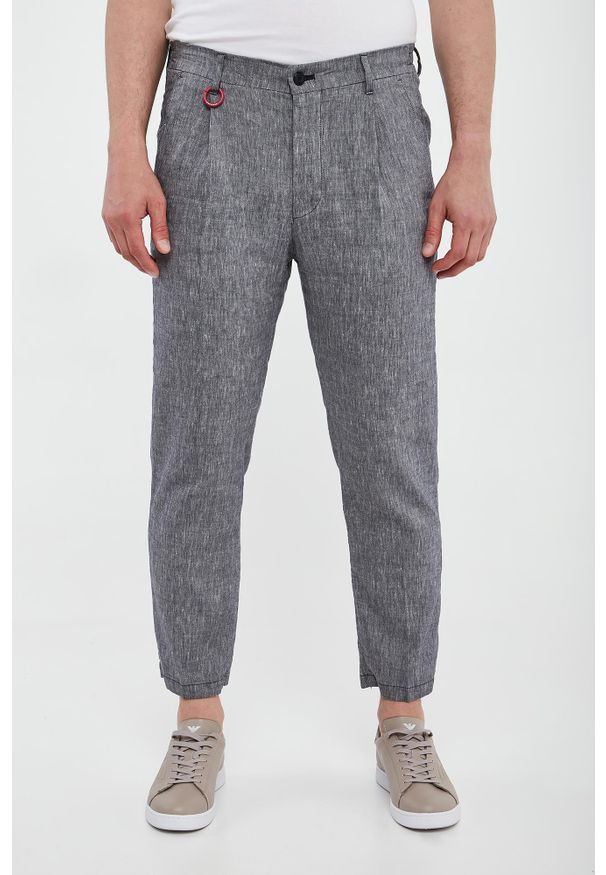 JOOP! Jeans - Spodnie męskie lniane Lead2-W JOOP! JEANS. Materiał: len