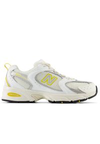Buty New Balance MR530SY - beżowe. Kolor: beżowy. Materiał: skóra, syntetyk, zamsz, materiał. Szerokość cholewki: normalna. Sezon: lato