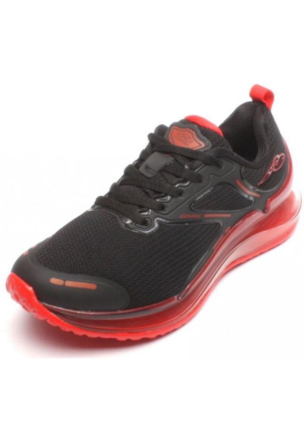 OLYMPIKUS - Sneakers dla Dzieci Olympikus Gra Czarno-Czerwony Rozmiar 31. Okazja: na co dzień. Kolor: czarny. Materiał: syntetyk, materiał