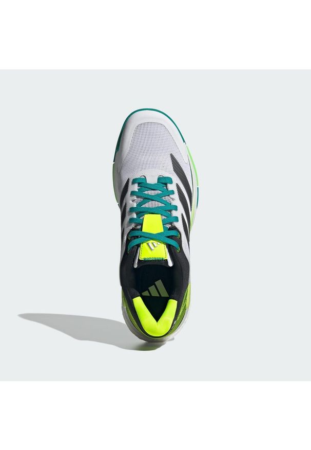 Adidas - Buty Crazyquick BOOST Padel. Zapięcie: zamek. Kolor: biały, czarny, wielokolorowy. Materiał: materiał. Sport: tenis