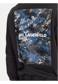 Karl Lagerfeld Jeans Bluza A3M20025 Czarny Regular Fit. Kolor: czarny. Materiał: bawełna #4