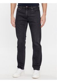 TOMMY HILFIGER - Tommy Hilfiger Jeansy Regular Mercer Str Nick Black MW0MW34216 Czarny Straight Leg. Kolor: czarny