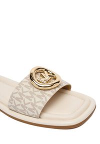 MICHAEL Michael Kors Klapki Milan 40F5MLFS1B Écru. Materiał: skóra #4